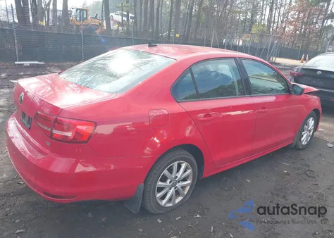 2015 Volkswagen Jetta 1.8T Se из США, поврежденный, VIN 3VWD17AJ3FM407313